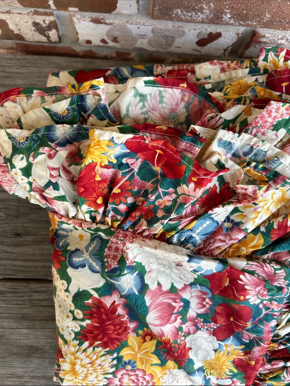 Vintage Ralph Lauren Thousand Flowers King Duvet Cover Rare Like New one Owner